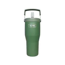 BOTELLA TRAVEL MUG FLIPLID INOX OUTDO 850ML VERDE