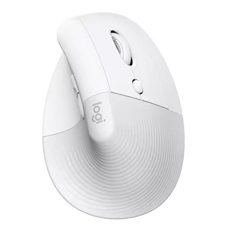 Mouse Gamer Inalambrico Lift Vertical Lightspeed - Blanco Blanco