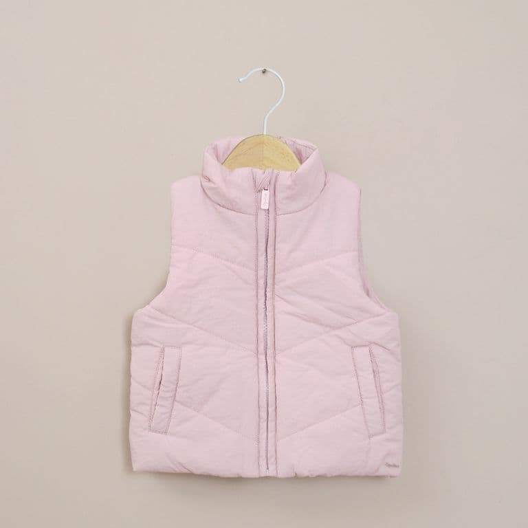 Parka Sin Mangas Infant Nina Rosado Rosa 4 ANOS