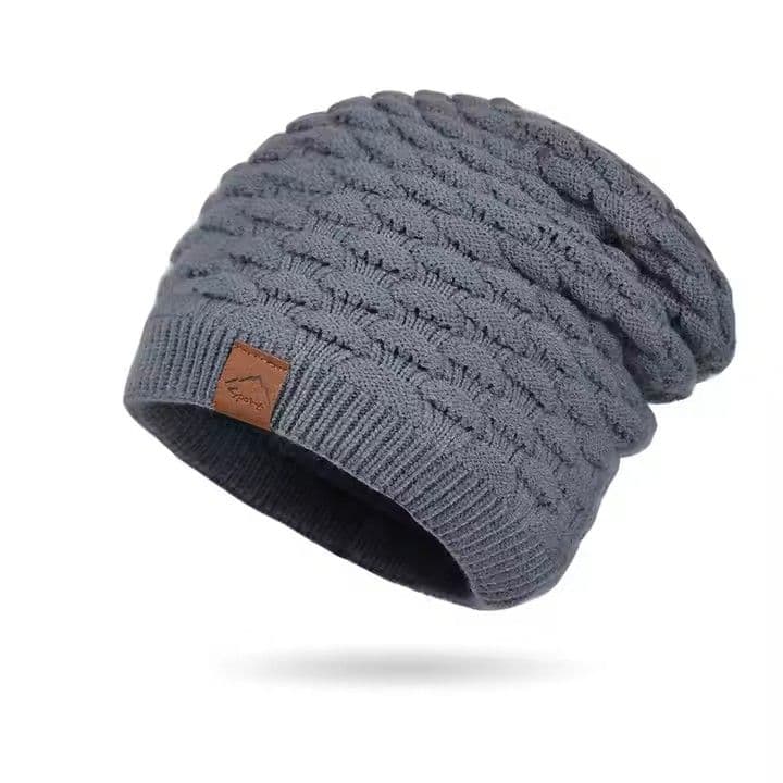 Gorro de Invierno Unisex Gris Claro TALLA UNICA