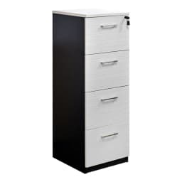 Kardex 4 Cajones Maple Con Gris