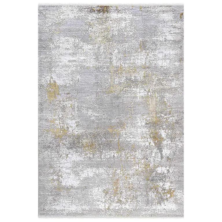 Alfombra Turca Zett06 Rectangular Gris Poliester 80 x 300 cm
