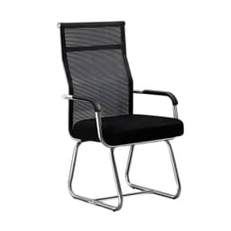 Silla De Escritorio Respaldo Alto Path Negra Negro