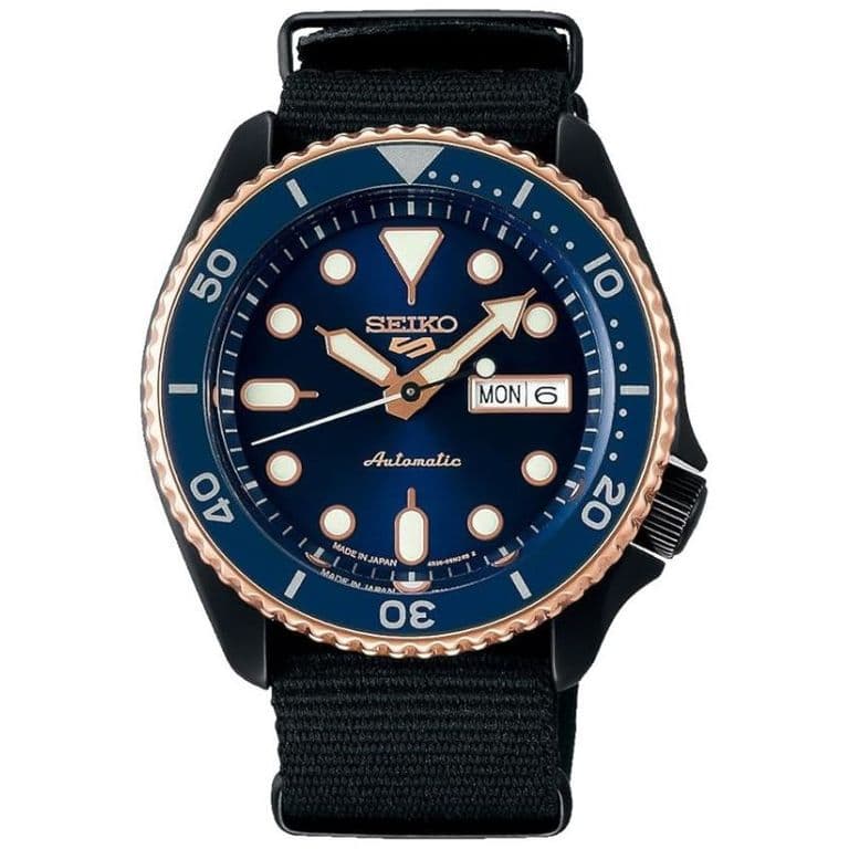 Reloj 5 Sport Automatico Sbsa098 exclusivo made in japan Azul TALLA UNICA