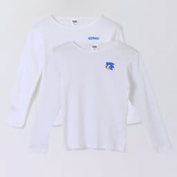 Bipack Camiseta Nino Manga Larga Blanco Blanco 6