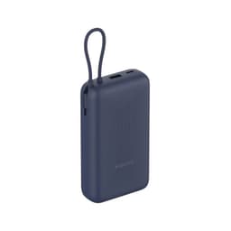 Power Bank 33W 20000mAh con Cable Integrado azul