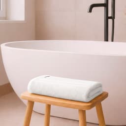 Toalla de Bano Cuerpo Home 100% algodon 76x137cm blanca