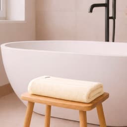 Toalla de Bano Cuerpo Home 100% algodon 76x137cm beige