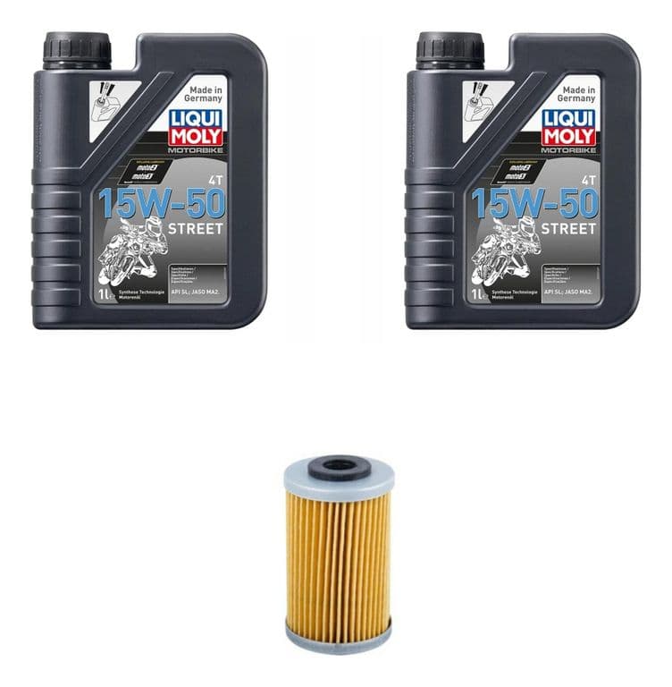 Kit Mantencion Moto Husqvarna Svartpilent 401 2l + Filtro