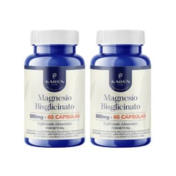 Pack x2 Magnesio Bisglicinato 120 capsulas Karun Life