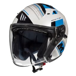 Casco para moto Avenue SV Sideway C7 Azul Perla Brillo #0000FF S