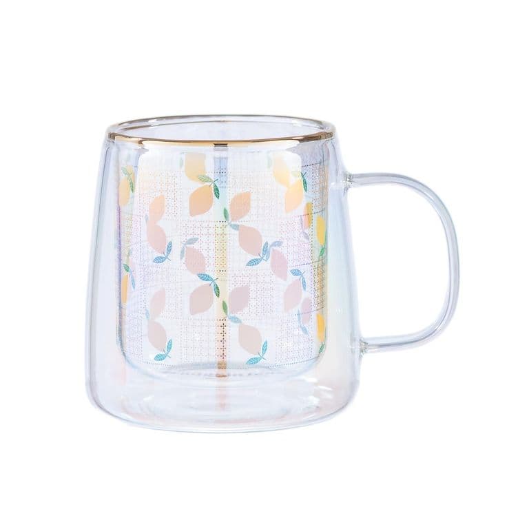 Taza Doble Vidrio Summer Lemonade 250 ml