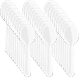 X250 Cucharas Postres Cucharas Desechables Cucharas Helado Cucharas Desechables Cucharas De Plastico