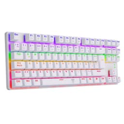 Teclado TGK313 BORA white RGB