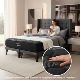 Colchon King Black Prime Uno