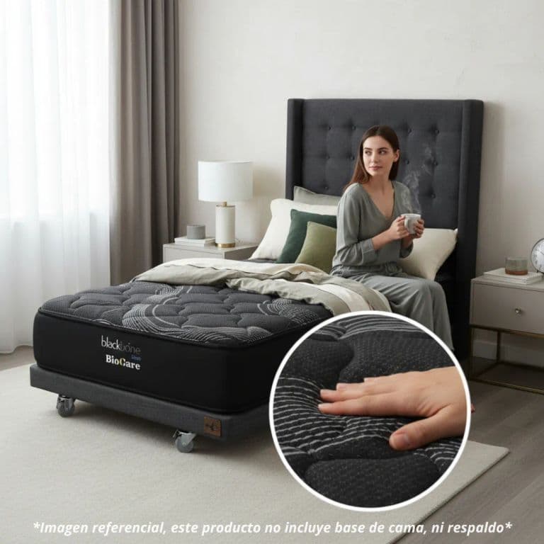 Colchon 1 Plaza Black Prime Uno L200
