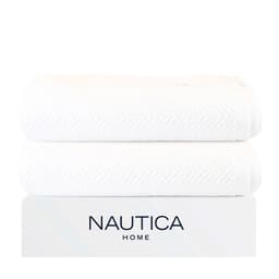 Pack 2 Toallas de Bano VIS Home 100% algodon suave 76x137cm blanca