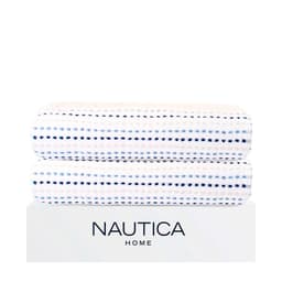 Pack 2 Toallas de Bano Stripe Home 100% algodon76x137cm blanca