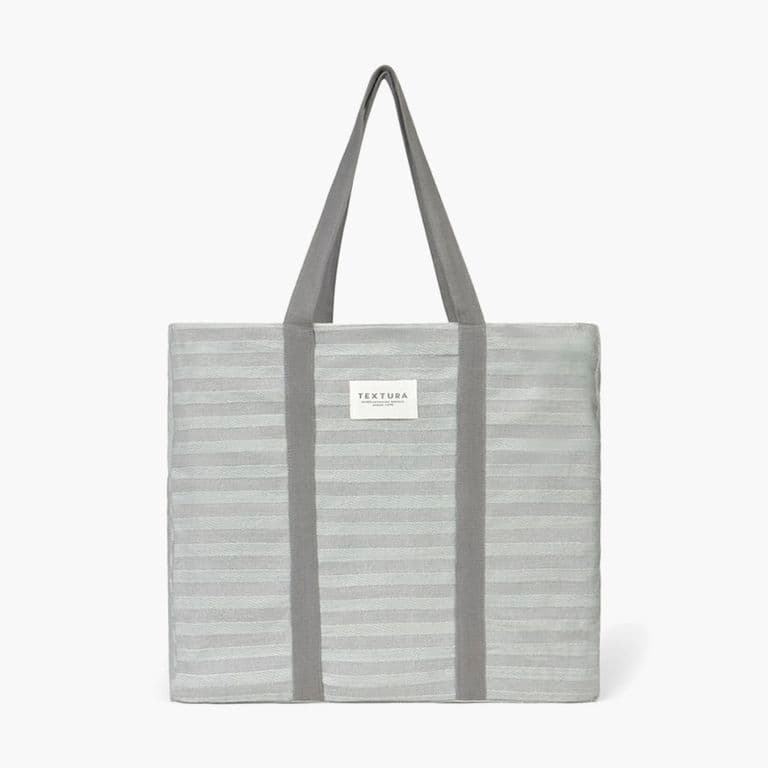 Bolso de Playa Luribol 45x40 Gris Gris TALLA UNICA