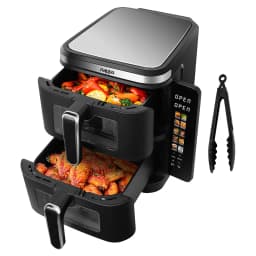 Freidora de Aire Doble Cesta 11L Panel Digital 2800W