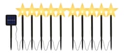 10 Guirnalda Solar Guirnaldas Solares Lampara Jardin Estrella