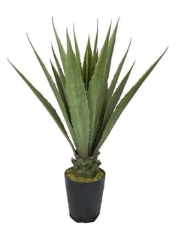 Agave Verde Acerrado de 98cm Artificial - Estilo Natural para Interiores y Vitrinas