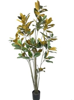 Arbol Artificial Magnolia Denudata 180cm Artificial - Estilo Natural para Interiores y Vitrinas