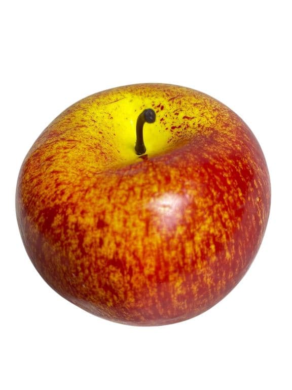 Manzana Roja Grande Artificial - Estilo Natural para Interiores y Vitrinas