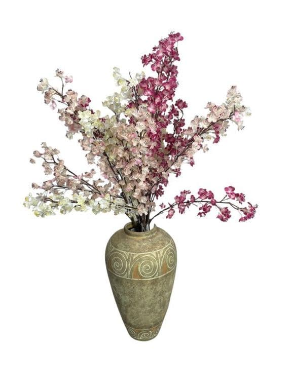 Mini Rama Artificial Ciruelo 89cm Artificial - Estilo Natural para Interiores y Vitrinas