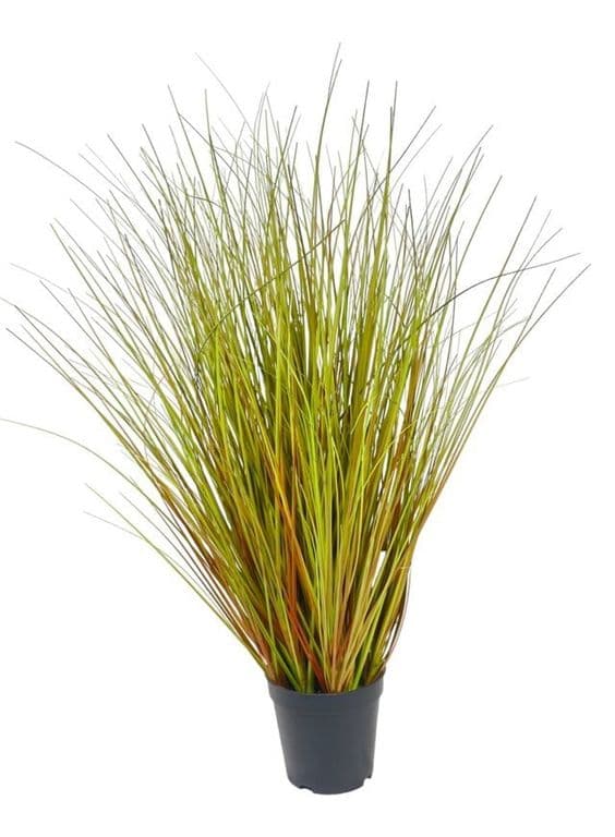 Pasto Con Caida Verde 90cm Artificial - Estilo Natural para Interiores y Vitrinas