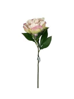 Peonia Damasco Simple 45cm Artificial - Estilo Natural para Interiores y Vitrinas