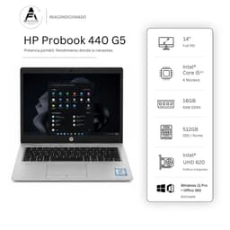 Notebook 440 G5 I5 8th 16GB 512GB - Win11 Office - Reacondicionado Profesional