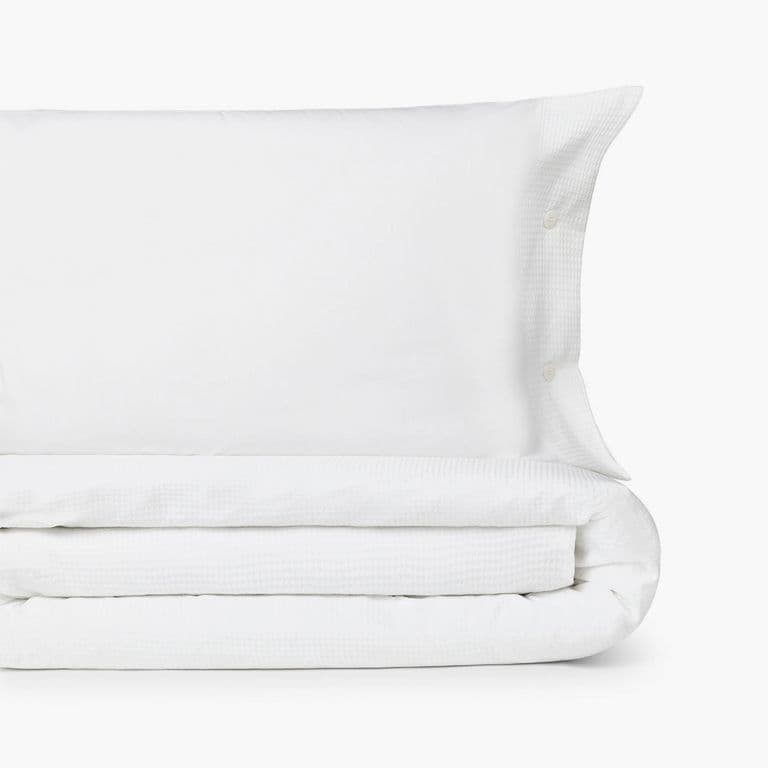 Funda Plumon Panal2 240x260 (Cama 2 Plazas o Queen) Blanco QUEEN