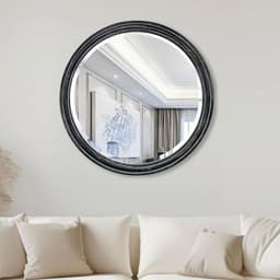 Espejo Circle Wood 60 cm