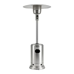 Estufa De Patio Exterior A Gas 50,000 BTU Plateado Antivuelco Bfresh