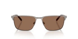 Anteojos De Sol AN3094 Hampere Brushed Gunmetal Dark Brown Gris Hombre Gris 58