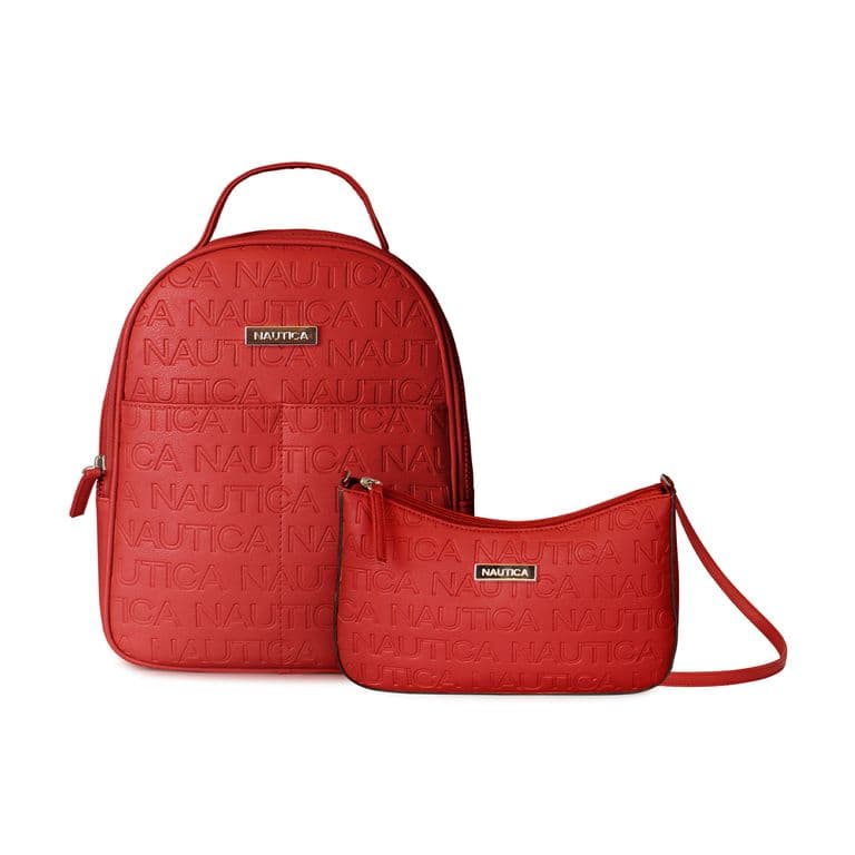 Pack Mochila Queen + Cartera Lady roja Rojo TALLA UNICA