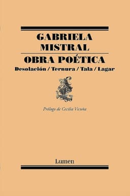 Libro Obra Poetica - Mistral, Gabriela