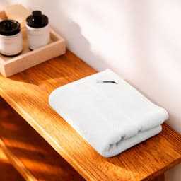 Toalla de mano SIGNATURE Premium 100% algodon blanca