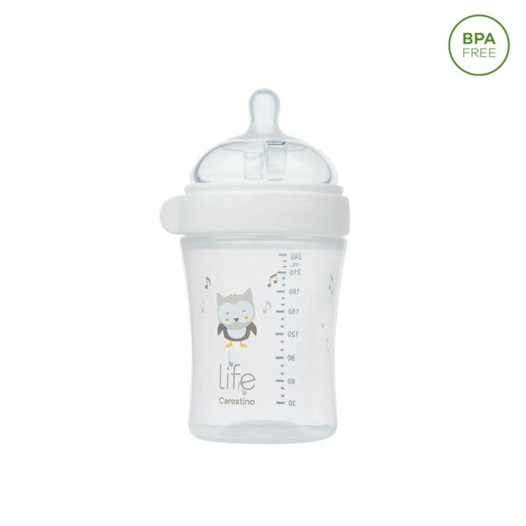 Mamadera 240ml Tetina 3m Blanco