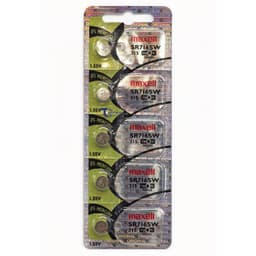 Pack 5 Pilas SR716SW (315) 1.55v Tipo Boton Holograma