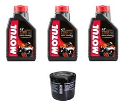 Aceite Full Sintetico + Filtro Kawasaki Para Moto Ninja 300