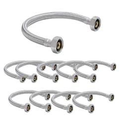 Pack 10 Flexible Agua Fria Y Caliente Media Hi-hi 25 Cm