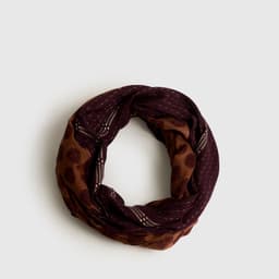 Panuelo Loop Boho Burdeos TALLA UNICA