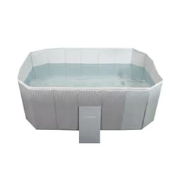 Piscina Caribe 130x89x45 Gris