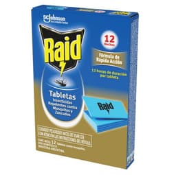 12 Tabletas Contra Zancudos Y Mosquitos Maxima Duracion