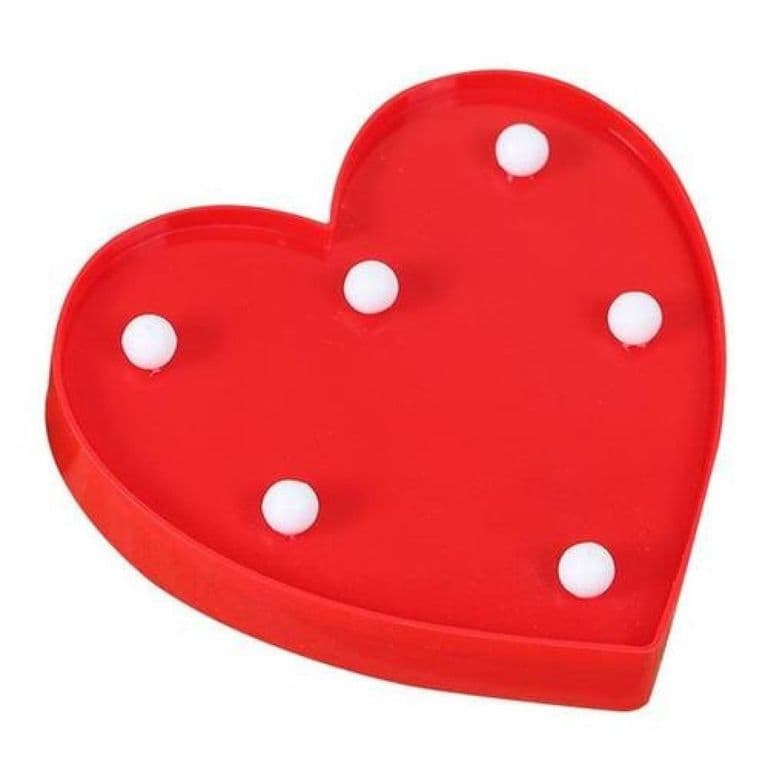 Lampara Led Corazones A Pilas Candy Bar Fiesta Ninos