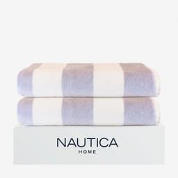 2 Toallas de Playa Home 100% algodon 163x81cm CABANA gris
