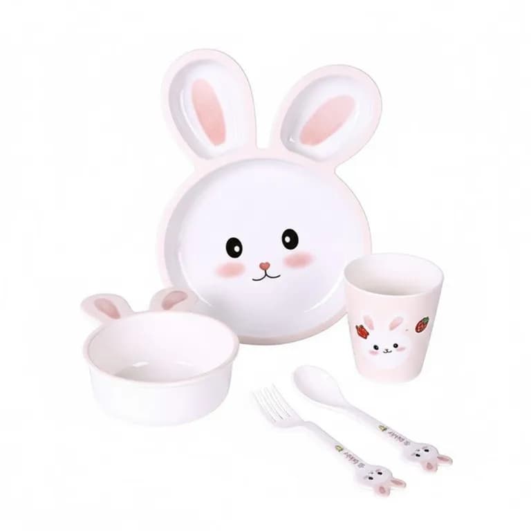 Vajilla Infantil Melamina Ideal para Bebes y Ninos