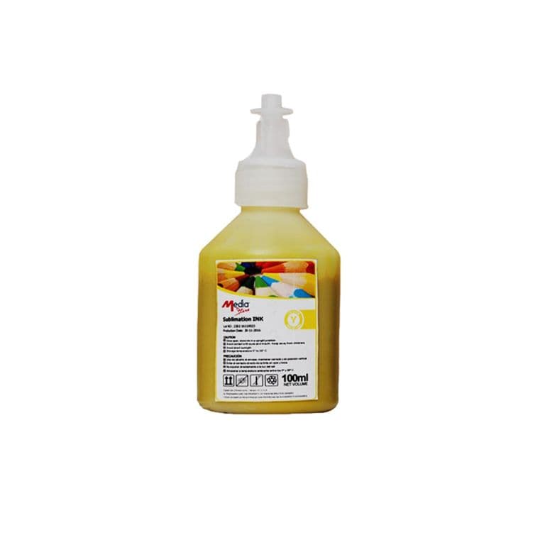 Tinta Amarilo Sublimacion 100ml+Botela para Epsn L3210